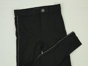 czarne cargo pull and bear: Zara, Spodnie materiałowe damskie, rozmiar M — 1
