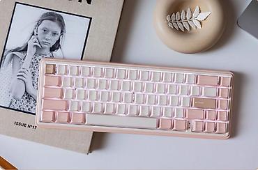 bluetooth mouse: Клавиатура, Механическая, Bluetooth, Проводное подключение, Размер: 65% — 3