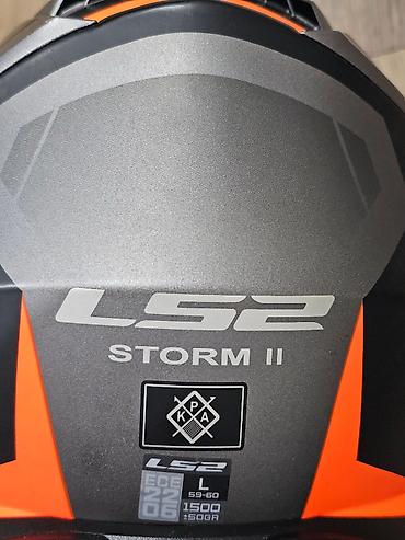 moto 150cc: LS 2 marka Storm II model kask. 2026 ci il. ECE 2602 sertifikati var — 3