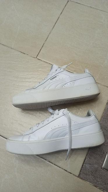 красовки ош: Кроссовки, 40, Puma, Б/у, цвет - Белый, Самовывоз — 1