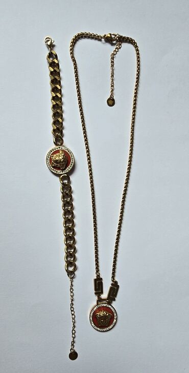 Ogrlice: Ogrlica sa priveskom, Versace, Materijal: Zlato — 8