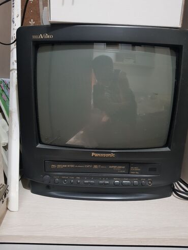 видео аппарат: Телевизор с встроенным видеомагнитофоном Panasonic (CRT, кинескоп)