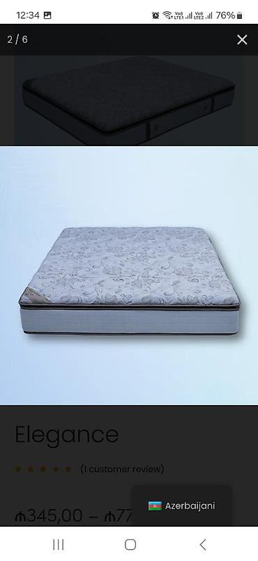 Matraslar: Yeni, Ortopedik matras, Bir nəfərlik — 30