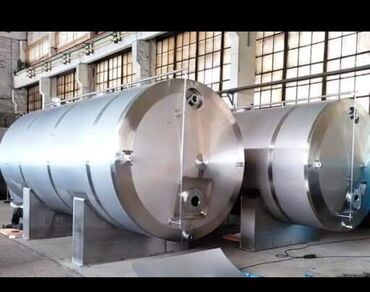 Baklar və çənlər: Paslanmayan poladdan süd və qida daşıma/saxlama çənləriSüd ve su — 4