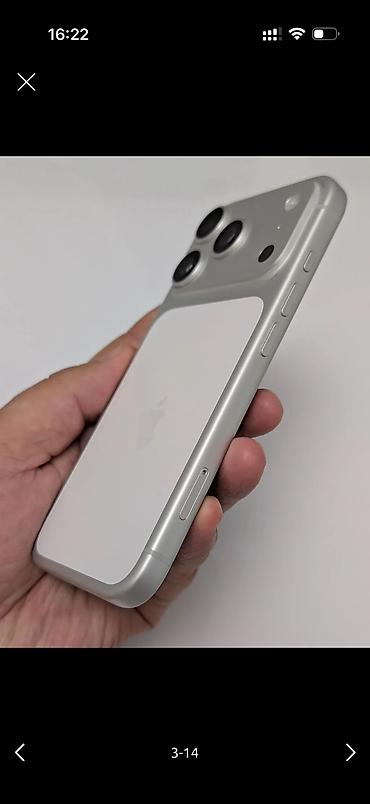 ipon: IPhone 17 Pro, Б/у, 256 ГБ, White Titanium, 97 % — 3