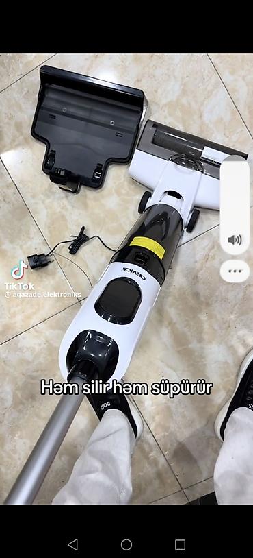 robot pilesos: ORVICA ORM-506 – eyni anda hem silir hemde supurur. Vezyet eladı — 2