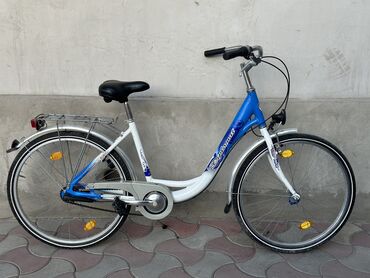 велики двухподвес: Городской велосипед, Другой бренд, Рама XL (180 - 195 см), Алюминий, Германия, Б/у