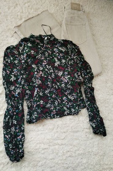 c: C&A, S (EU 36), Viscose, Floral, color - Multicolored