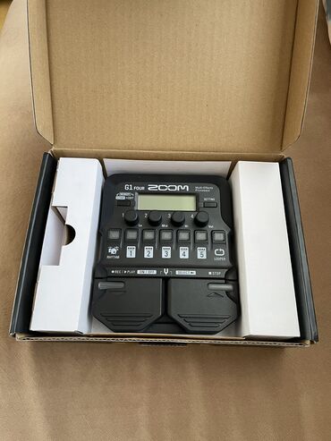 7 ci sinif informatika: Yeni Zoom G1 Four gitara slripka klarnet prosessoru boss os2 çox az
