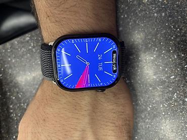 amoled: Applewatch-9 45mm tam orginal pakofqası ıle verecem 1ay deil alınıb — 1
