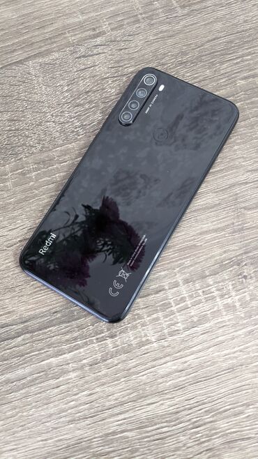 наушники пк: Redmi, Redmi Note 8, Колдонулган, 64 ГБ, түсү - Кара, 2 SIM