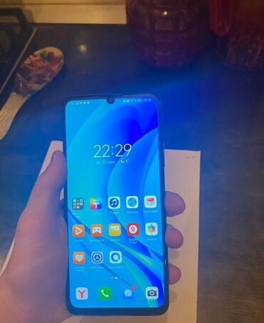 телефон хуавей g6: Huawei Y7, Колдонулган, 128 ГБ, түсү - Көк, 2 SIM