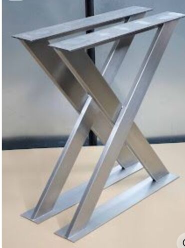 Masalar: Masa üçün metal ayaq dəstləri – modern dizaynlar - Material: qalın — 11