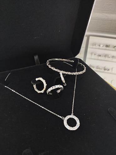 Серебряные наборы украшений: Набор украшений, Проба 925, Женские, Новый — 3