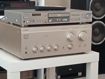 Pojačala i prijemnici: Sony Ta-Fa 5 ES serija (zlatno/srebrni finiš) - Težak, aluminijumski — 8