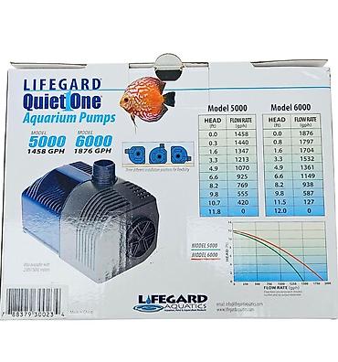 Nasoslar: Lifegard Quiet One Aquarium Pump – Model 5000 / 6000 - Akvarium — 1