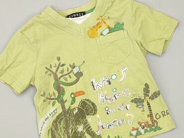 kurtka jeansowa dla chłopca: T-shirt, George, 9-12 months, condition - Good