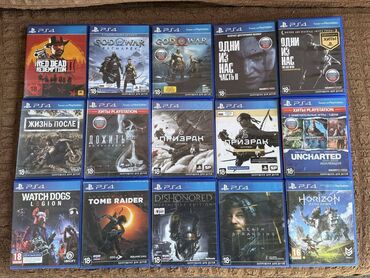Oyun diskləri və kartricləri: Playstation 4 orijinal oyun diskleri her biri ela veziyyetdedir