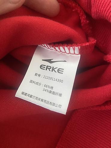 одежда мишка: Толстовка с капюшоном ERKE, размер XL (175/92A). - Цвет: красный с — 3