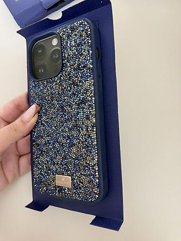 iphone 8 case: Swarovski Crystalline telefon qabı - Model uyğunluğu: iPhone 15 Pro — 2