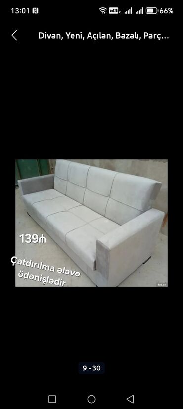 Divanlar: Divan, Yeni, Açılan, Bazalı, Parça, Rayonlara çatdırılma — 2