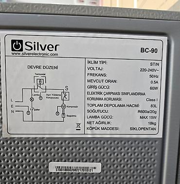 Soyuducular: Soyuducu mini soyuducu Silver Model: BC 90 Türk markasi İQLİM — 17