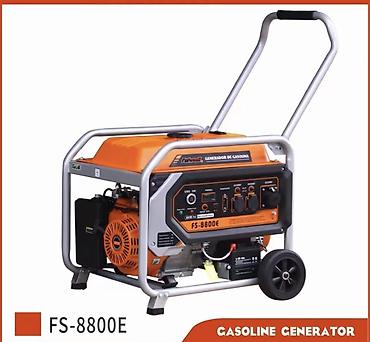 Генераторы: Генератор 7 кВТ бензиновый Бензиновый генератор RWD9600E — 8