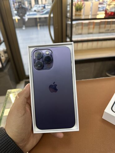 айфон 14 про мкс: IPhone 14 Pro Max, Б/у, 256 ГБ, Deep Purple, Коробка, 85 %