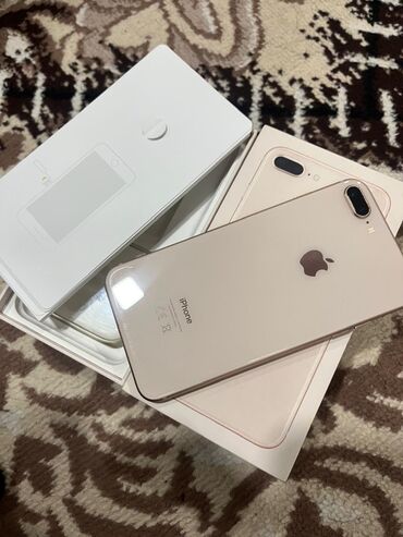 Apple iPhone: IPhone 8 Plus, 64 GB, Matte Gold, Barmaq izi, Face ID