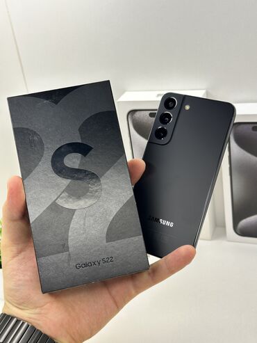 Oppo: Samsung Galaxy S22, Б/у, 128 ГБ, цвет - Черный, 2 SIM