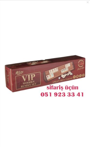 Digər idman və istirahət malları: Star VIP Okey dəsti satışda! Ən yüksək keyfiyyətli VIP okey dəsti — 7