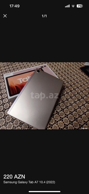 Ноутбуки: Samsung Galaxy Tab A7 10.4 (2022) - Ekran: 10.4", geniş baxış bucağı