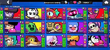 pes 21: Аккаунт Brawl Stars - Трофеи: 40 354 - Путь к славе: отображается — 4