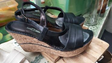 crne antilop čizme na petu: Sandale, 40
