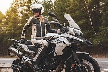 američka pita 7: Ženska moto jakna ADRENALINE – mrežasta, prozračna, siva/bela - — 5