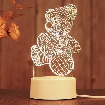 настольные светильники бишкек: 3D Светильники отличный подарок для всех Новые Имеются разные виды