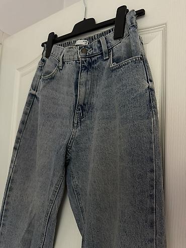 pull amd bear: Sinsay ženske farmerke – model sa elastičnim strukom i skupljenim — 5