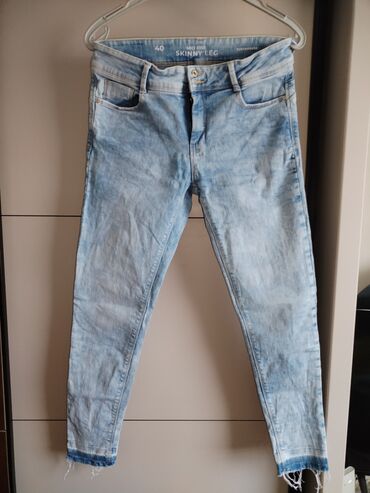 široke farmerke: Jeans, High rise, Skinny