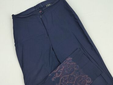 lidl szerokie spodnie: Material trousers for women, size S (EU 36)