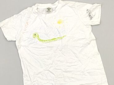 koszulki z kotem: T-shirt, 11 years, 140-146 cm, condition - Good