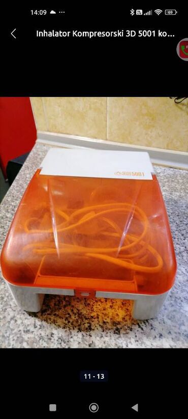 Inhalatori, nebulizatori: Inhalator kompresorski 3D 5001 kompletan 

Mirjevo — 11