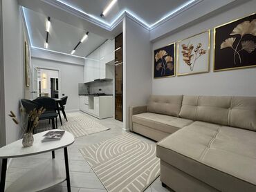 квартира долгосрочное кызыл аскер: 3 комнаты, 65 м², Элитка, 2 этаж, Евроремонт