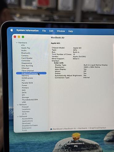 macbook air 2018: Для программирования, Б/у, Apple M3, ОЗУ, RAM: 8 ГБ, В рассрочку — 6
