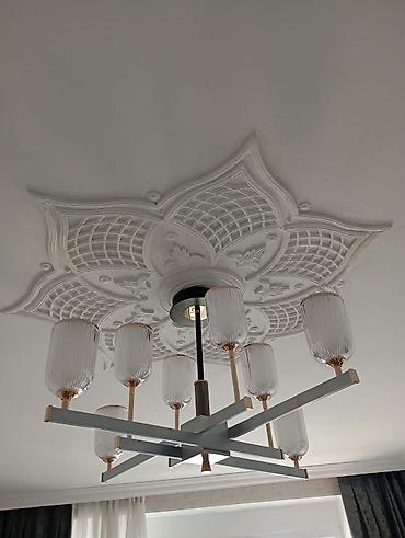 salon işığı: Çılçıraq, 8 lampa — 1