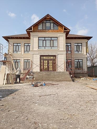 декоративные фасады: Фасадные работа гранит мрамор сары таш — 3