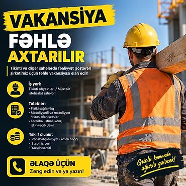 vakansiya satıcı: Mini Ekskavator Operatoru İş yeri: Pirşağı Vəzifə: Mini ekskavator — 2