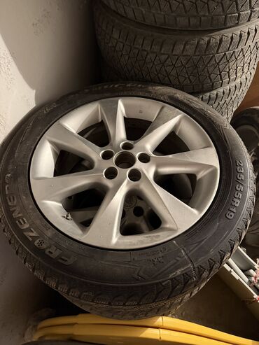 держатель для сотки: Дөңгөлөктөр монтажда 235 / 55 / R 19, Кыш, Колдонулган, Комплект, Жол тандабастар (АТ/МТ), Куйма, тешиктери - 5