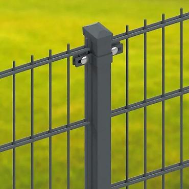 Proizvodi od rolovanog metala, metalni kanali: Obujmica metalna za stub 80x80 – Cink + PVC Za 2D i 3D panel 📍 — 5