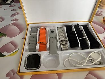 elektrikli saat: HM27-Ultra2 Smart Watch – 7+1 dəst Qutunun içindəkilər: - HM27-Ultra2 — 2