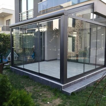 Balkonlar: 🔹 Kitab (qatlanan) Cam Balkon 🔹 Sürgülü Cam Balkon Sistemləri 🔹 Otaq — 17